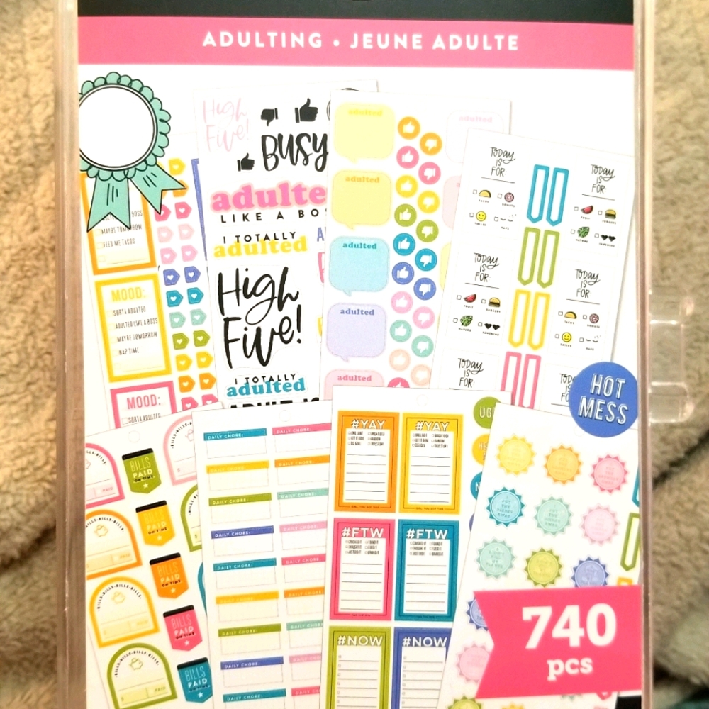 The Happy Planner Adulting Sticker Book